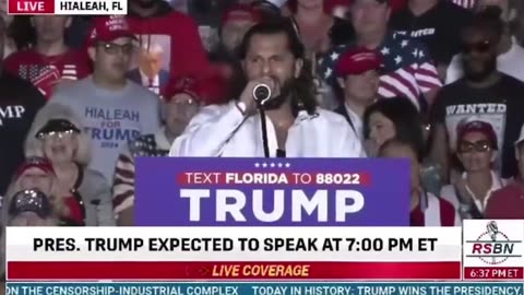 UFC Fighter Jorge Masvidal Starts Epic LGB Chant at Trump Rally