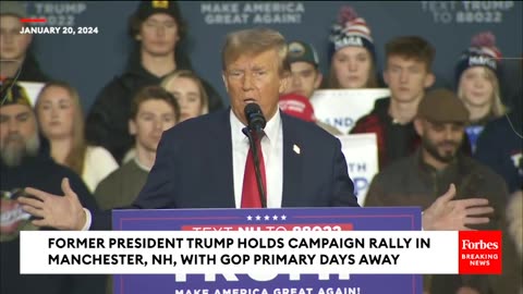 'He Does Not Wear High Heels, Okay-'- Trump Makes Fun Of DeSantis At New Hampshire Rally