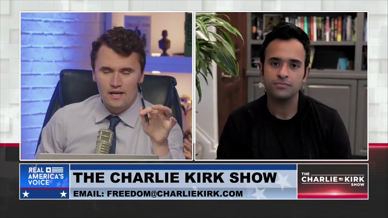 Exclusive: Vivek Ramaswamy Joins the Charlie Kirk Show to Officially