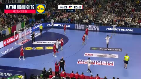 They are no longer unbeaten_ _ France vs. Austria _ Highlights _ Men_s EHF EURO 2024