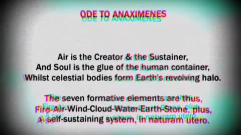Ode To Anaximenes