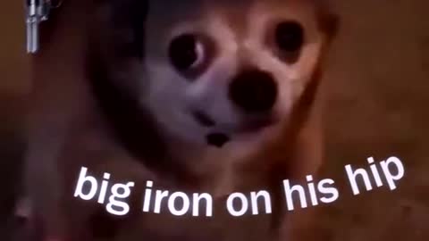 Big iron on his hip