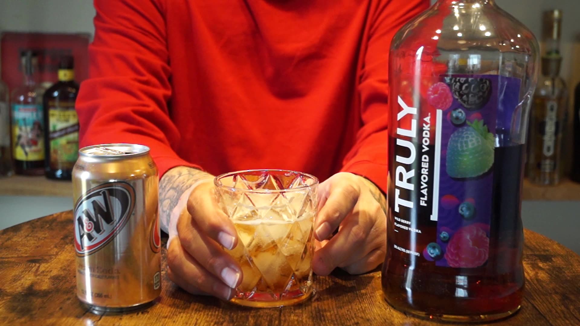 Truly Wild Berry Vodka &amp; A&amp;W Cream Soda