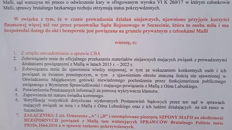CBA. TAJEMNICE Akt MAFII Ujawnia Niezależny Dziennikarz Śledczy Tadeusz Kasprzak. Tylko na Rumble BEZ CENZURY