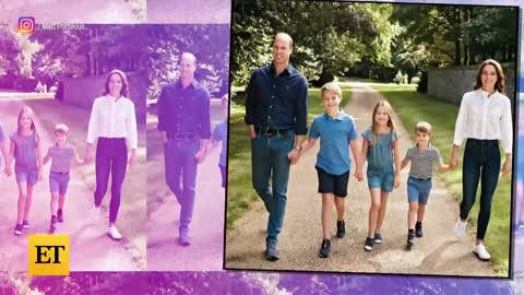 Prince William and Kate Middleton Rock DENIM for Family Christmas Card!