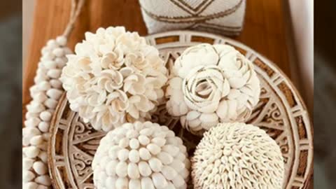 Beautiful shell craft/artistic seashore home decoration