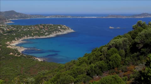 natural landscape beaches mediterranean sea in sardinia sardegna italy
