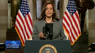 Kamala's Nauseating "Insurrection Day" Speech