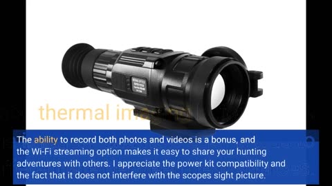 View Reviews: Bering Optics Hogster Stimulus VR Thermal Weapon Sight with Photo & Video Recordi...