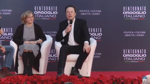 🔴 Elon Musk ad Atreju intervistato da Nicola Porro: spira il vento del cambiamento.