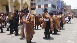 peruvians dancing, fiesta espectaculàr! happy people! PERU