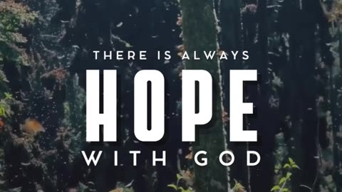 Our God is a God of hope