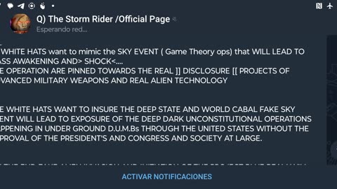 The Storm Rider avisa de los planes para "reconducir" el Proyecto Blue Beam