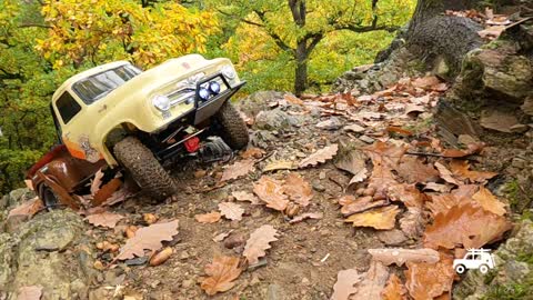 ⚠️RC CAR EXPEDITION⚠️ KRCSKY LES #9 - Axial SCX10 II, Ford100, climb:2/2