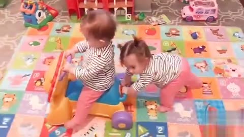 The Funny Twins Baby in the World