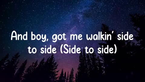 Ariana Grande - Side To Side (Lyrics Video)