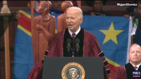 Joe Biden tells Black College Graduating Class that America Hates them! 👨🏿‍🦲🎓