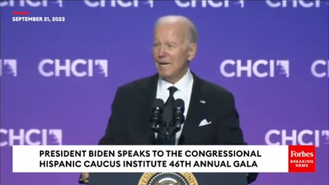 Biden Praises 'Congressional Black Caucus' In Remarks To The Congressional Hispanic Caucus