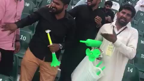 Cricket match in Pakistan