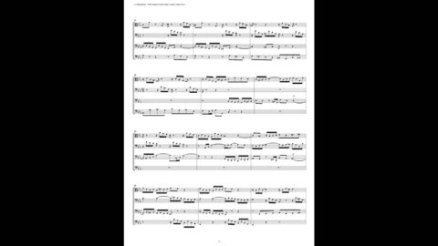 J.S. Bach - Well-Tempered Clavier: Part 1 - Fugue 07 (Trombone Quartet)