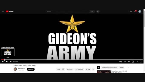 GIDEONS ARMY MONDAY 8/14/23 @ 930 AM EST WITH JIMBO