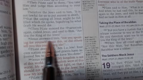 10-11-2022 - John 18:28-40 (Jesus & Pilate)