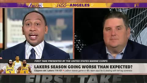 Stephen A. sounds OFF on the Lakers 👀 First Take