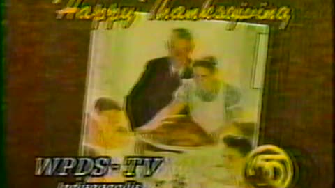 November 1984 - WPDS Reb Porter Voiceover & Thanksgiving Bumper