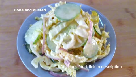 Cucumber And Cabbage Salad That Burns Belly Fat