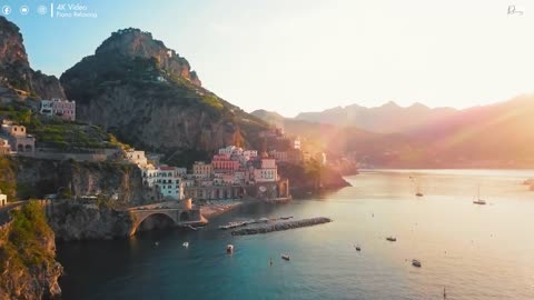 Piano with Italy - Relaxing Music Along With Beautiful Nature Videos