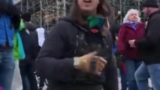 True Trump Supporter on 1/6/21 Saying "Antifa is up there trying to burn down our Capitol!"