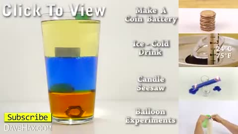 Denser Than You Think - Science Experiment
