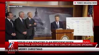 Rand Paul DESTROYS Dems And Neo Cons For Obscene Spending