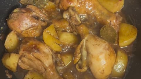 Simple Chicken Adobo for lunch
