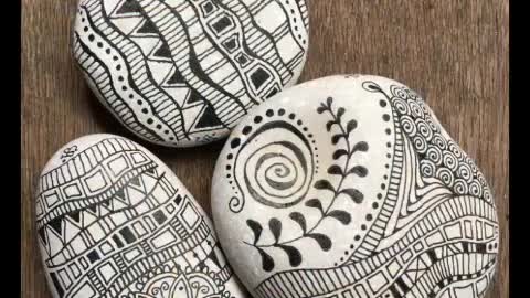 New Marvellous stylish rock stone pebble painting ideas
