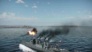 War Thunder Random naval gameplay