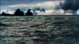German Battleship Bismarck, Color with Sound