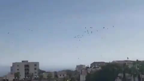 Incoming: Air raid sirens blare in the Israeli port town of Eilat