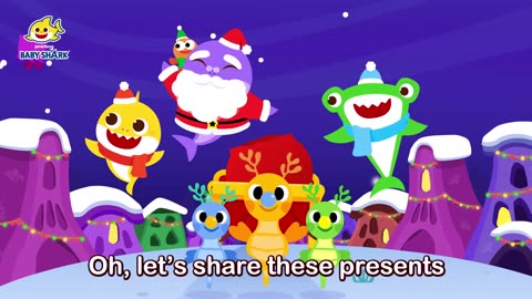 12 Days of Christmas🎄 - Learn Numbers - Best Carols for kids - 15-Minute Learning with Baby Shark