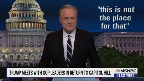 Lawrence- Fawning Republicans craving time with Trump welcome him back to Cap Hill