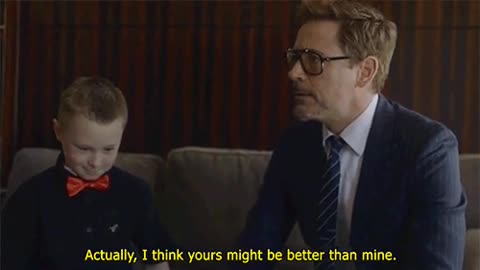 Kid receives a bionic arm from Robert Downey Jr.