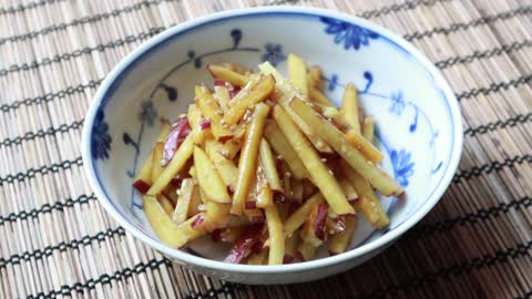 Kinpira Sweet Potato Recipe - Japanese Cooking 101