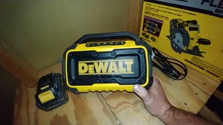 DeWalt DCR010 20v Max Wireless Bluetooth Jobsite Speaker - Cordless and Corded?