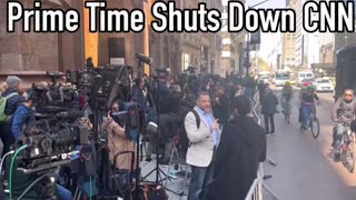 ALEX STEIN TRIGGERS🤣 CNN FAKE NEWS INTO STOPPING THEIR PRODUCTION IN FRONT OF TRUMP TOWERS