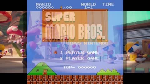 Mario Movie _Mushroom Kingdom_ clip with the Original Game Music mixed