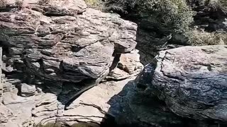 Water falls hiking in western North Carolina off Blue Ridge Parkway