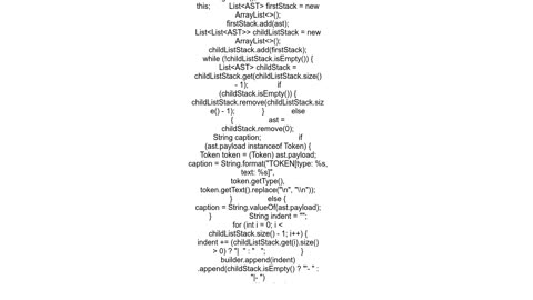 Python AST from ANTLR Parse Tree