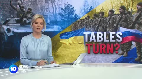 Ukraine Bombs Russian Territory _ 10 News First