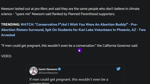 Newsom Pisses Off The Woke