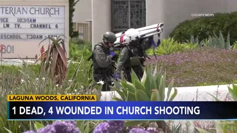 1 killed, 5 hurt in church shooting in Orange County, California 1 person detained, authorities say